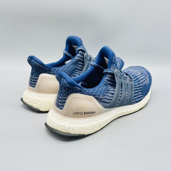Adidas Shoes Womens 9 Blue Primeknit Ultra Boost 3.0 Running Athletic Sneakers - Picture 9 of 12